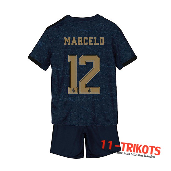 Neuestes Fussball Real Madrid (Marcelo 12) Kinder Auswärtstrikot 2019 2020 | 11-trikots
