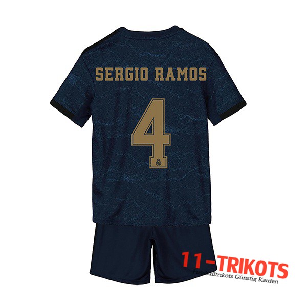 Neuestes Fussball Real Madrid (SERGIO RAMOS 4) Kinder Auswärtstrikot 2019 2020 | 11-trikots