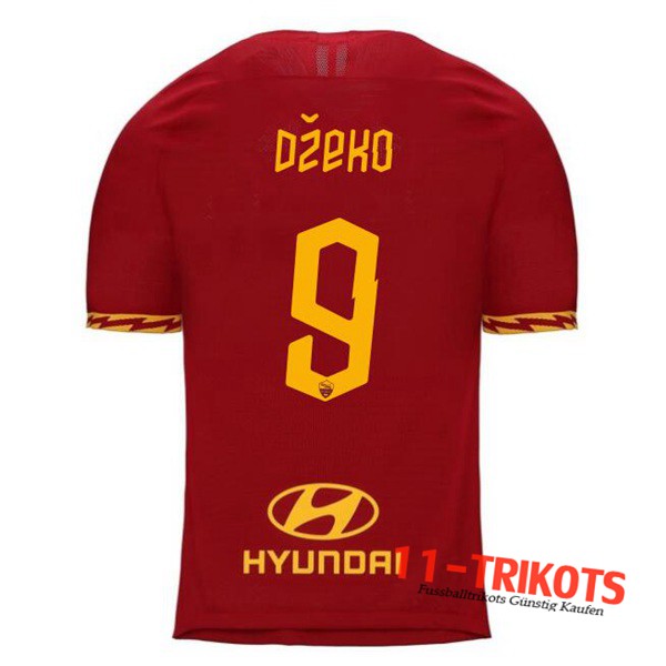 Neuestes Fussball AS Roma (DZEKO 9) Heimtrikot 2019 2020 | 11-trikots