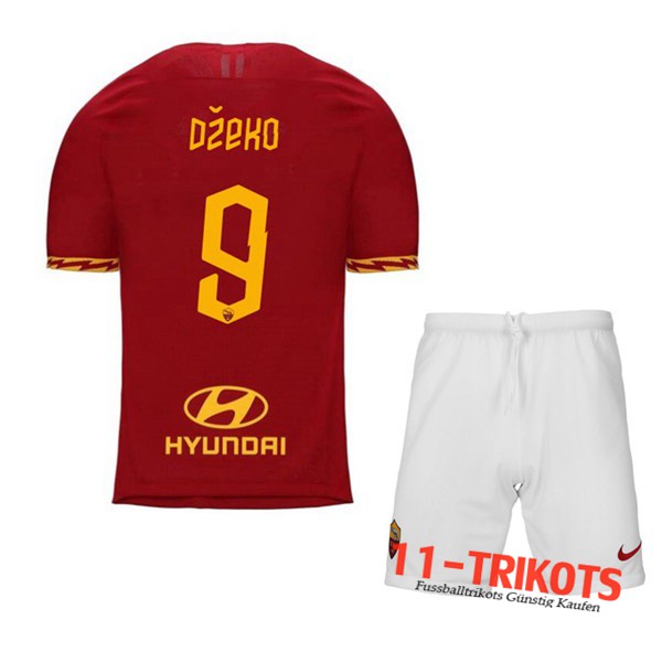 Neuestes Fussball AS Roma (DZEKO 9) Kinder Heimtrikot 2019 2020 | 11-trikots