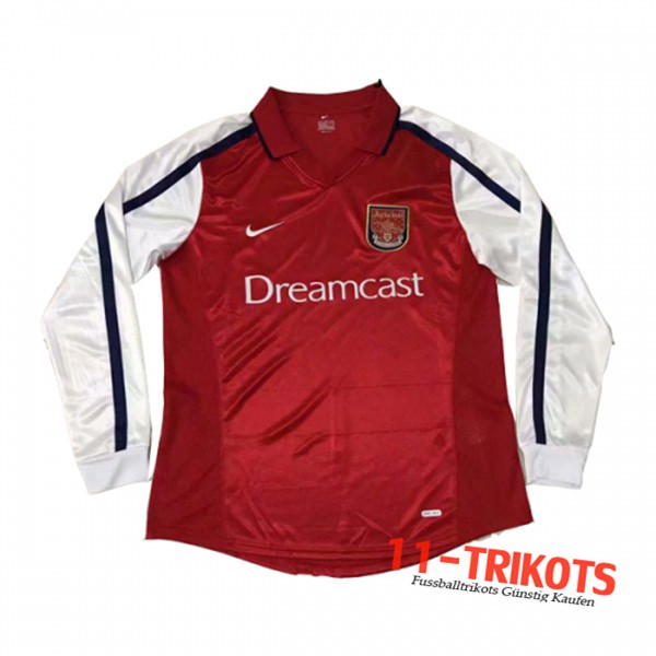 Neuestes Fussball Arsenal Heimtrikot Langarm 2000/2001