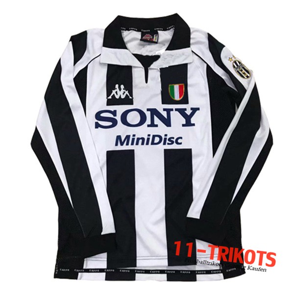 Neuestes Fussball Juventus Langarm Heimtrikot 1997/1998