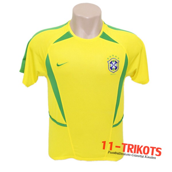 Neuestes Fussball Brasilien Heimtrikot 2002/2003