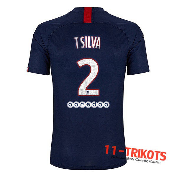 Neuestes Fussball PSG (T.SILVA 2) Heimtrikot 2019 2020 | 11-trikots