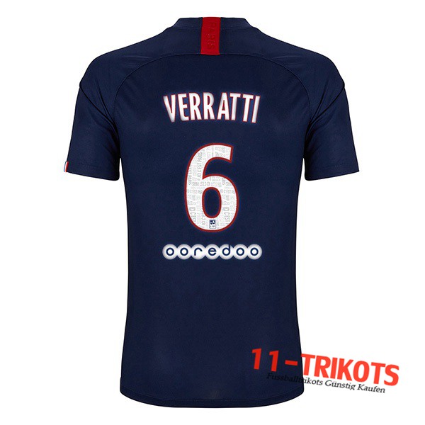 Neuestes Fussball PSG (VERRATTI 6) Heimtrikot 2019 2020 | 11-trikots