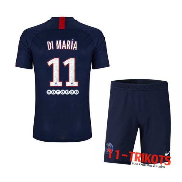 Neuestes Fussball PSG (DI MARIA 11) Kinder Heimtrikot 2019 2020 | 11-trikots
