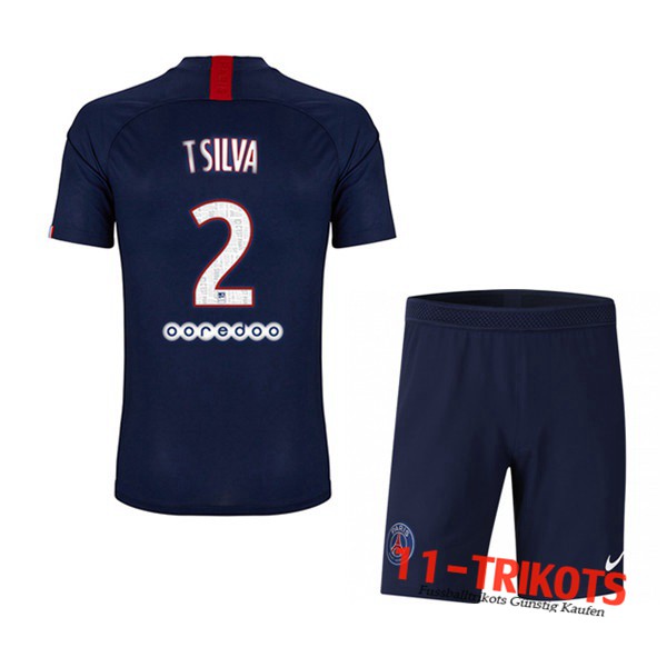 Neuestes Fussball PSG (T.SILVA 2) Kinder Heimtrikot 2019 2020 | 11-trikots