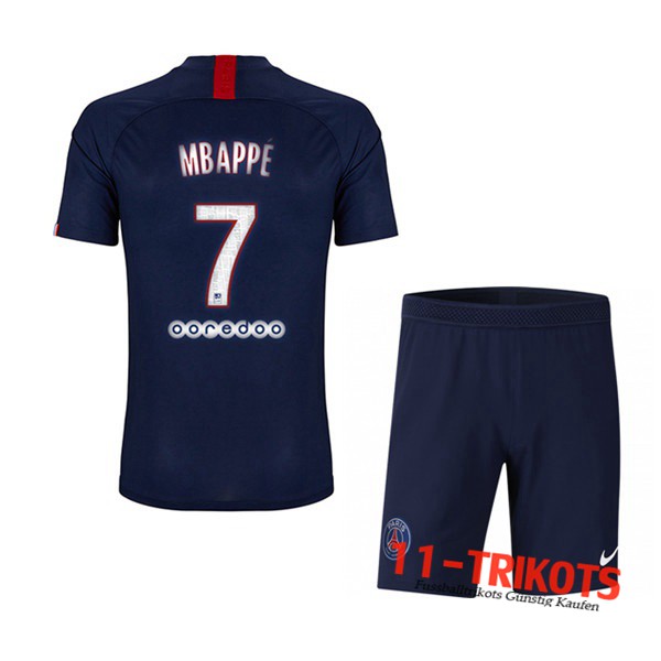 Neuestes Fussball PSG (MBAPPE 7) Kinder Heimtrikot 2019 2020 | 11-trikots