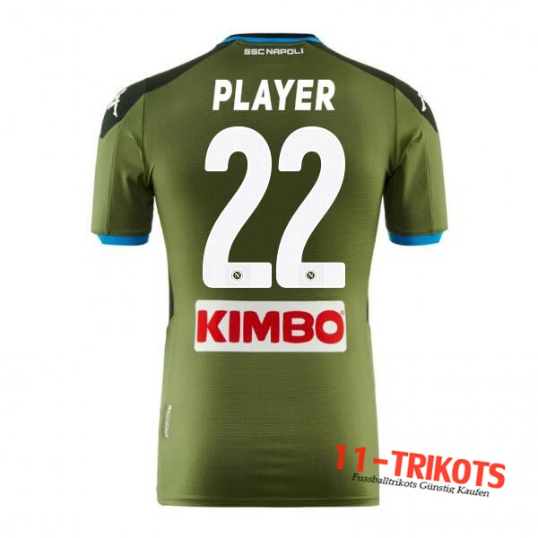 Neuestes Fussball SSC Neapel (PLAYER 22) Auswärtstrikot 2019 2020 | 11-trikots