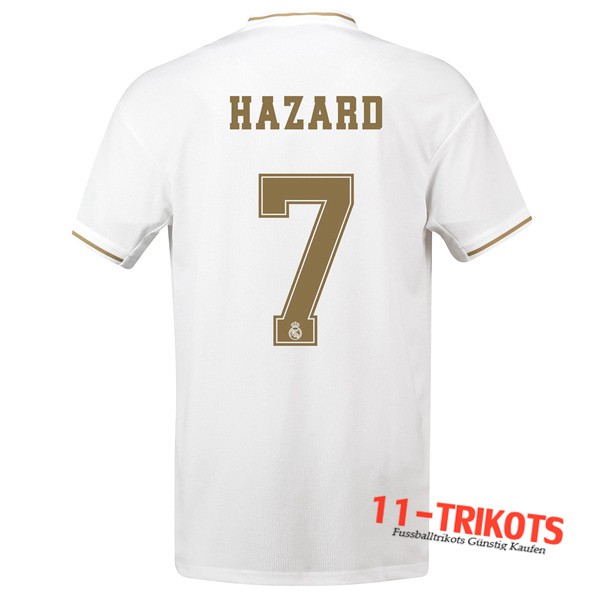 Neuestes Fussball Real Madrid (HAZARD 7) Heimtrikot 2019 2020 | 11-trikots