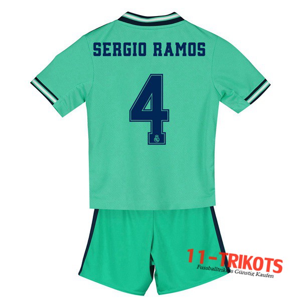 Neuestes Fussball Real Madrid (SERGIO RAMOS 4) Kinder Third 2019 2020 | 11-trikots