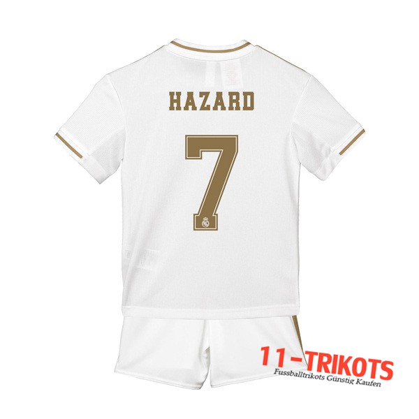 Neuestes Fussball Real Madrid (HAZARD 7) Kinder Heimtrikot 2019 2020 | 11-trikots