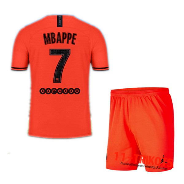 Neuestes Fussball PSG (MBAPPE 7) Kinder Auswärtstrikot 2019 2020 | 11-trikots