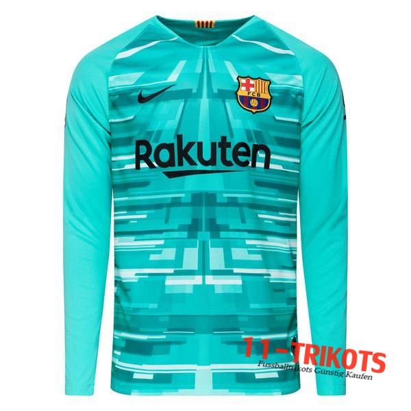 Neuestes Fussball FC Barcelona Torwart Blau 2019 2020 | 11-trikots