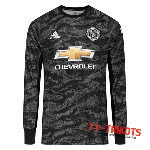 Neuestes Fussball Manchester United Torwart Schwarz 2019 2020 | 11-trikots