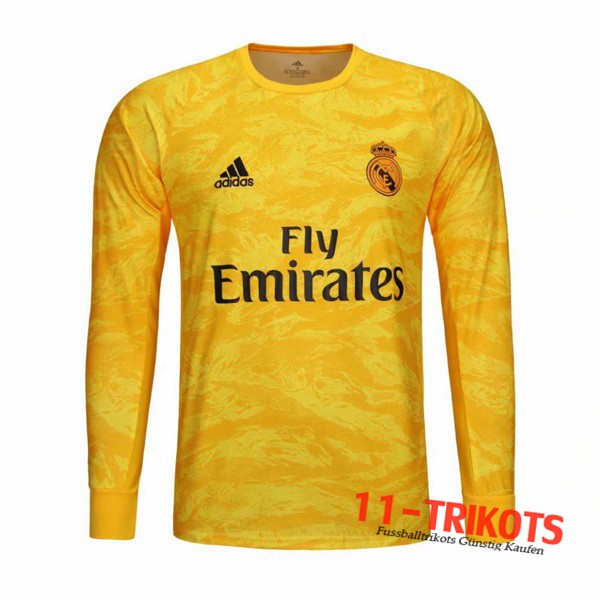 Neuestes Fussball Real Madrid Torwart Gelb 2019 2020 | 11-trikots