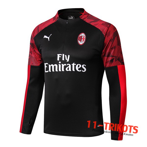 Sudadera de entrenamiento Milan AC Negro 2019/2020