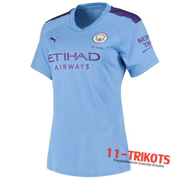 Neues Manchester City Damen Heimtrikot 2019/2020 Kurzarm Erstellen