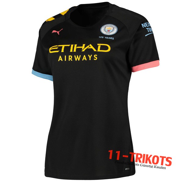 Neues Manchester City Damen Auswärtstrikot 2019/2020 Kurzarm Erstellen