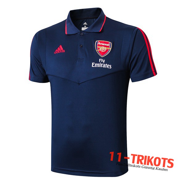 Neuestes Fussball Arsenal Poloshirt Blau Dunkel 2019 2020 | 11-trikots