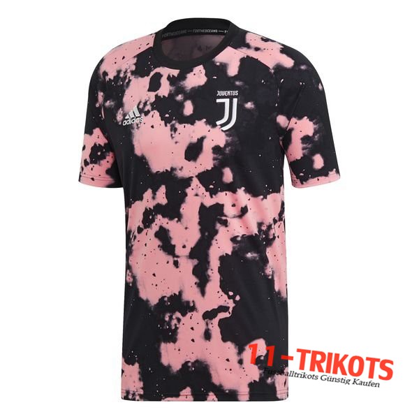 Neuestes Fussball Juventus Trainingstrikot Schwarz Rose 2019 2020 | 11-trikots