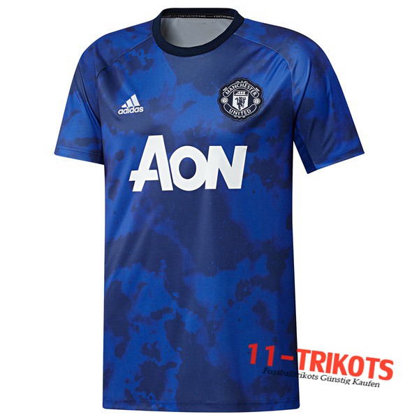 Neuestes Fussball Manchester United Trainingstrikot Blue 2019 2020 | 11-trikots