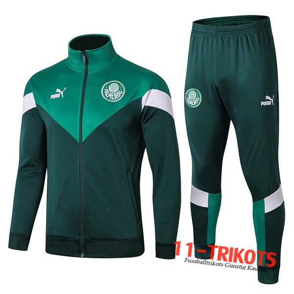 Neuestes Fussball Palmeiras Trainingsanzug (Jacke) Grün 2019 2020 | 11-trikots