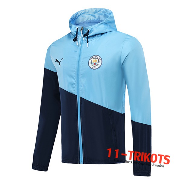 Chaqueta Futbol Rompevientos Manchester City Azul 2019/2020