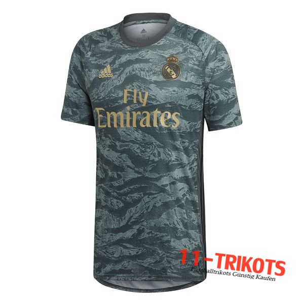 Neuestes Fussball Real Madrid Torwart Grau 2019 2020 | 11-trikots