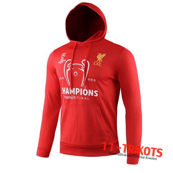 Sudadera Con Capucha FC Liverpool Roja 2019/2020