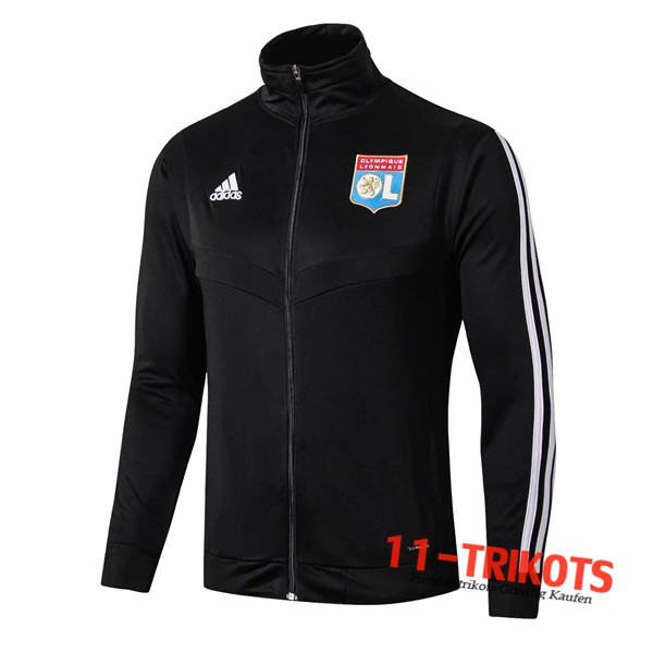 Chaqueta Futbol Lyon OL Negro 2019/2020