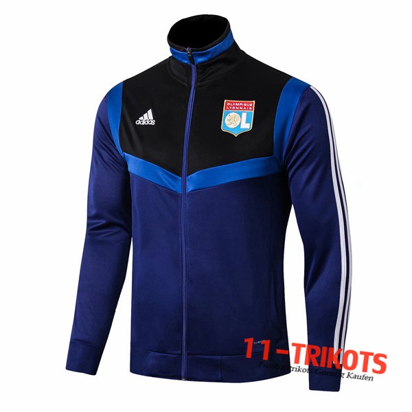 Chaqueta Futbol Lyon OL Azul Negro 2019/2020