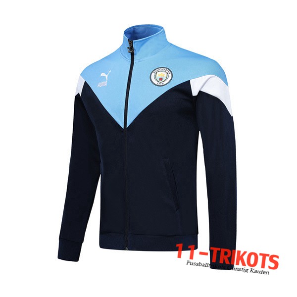 Chaqueta Futbol Manchester City Negro Azul 2019/2020