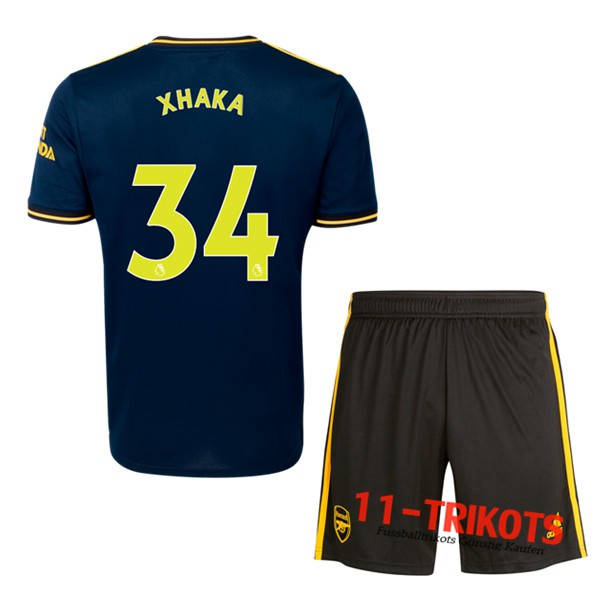 Neuestes Fussball Arsenal (XHAKA 34) Kinder Third 2019 2020 | 11-trikots