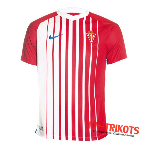 Neuestes Fussball Sporting Gijon Heimtrikot 2019 2020 | 11-trikots