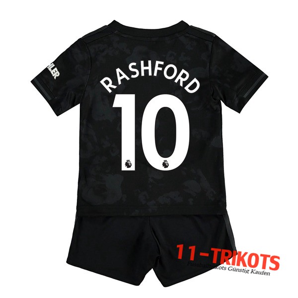 Neuestes Fussball Manchester United (Rashford 10) Kinder Third 2019 2020 | 11-trikots