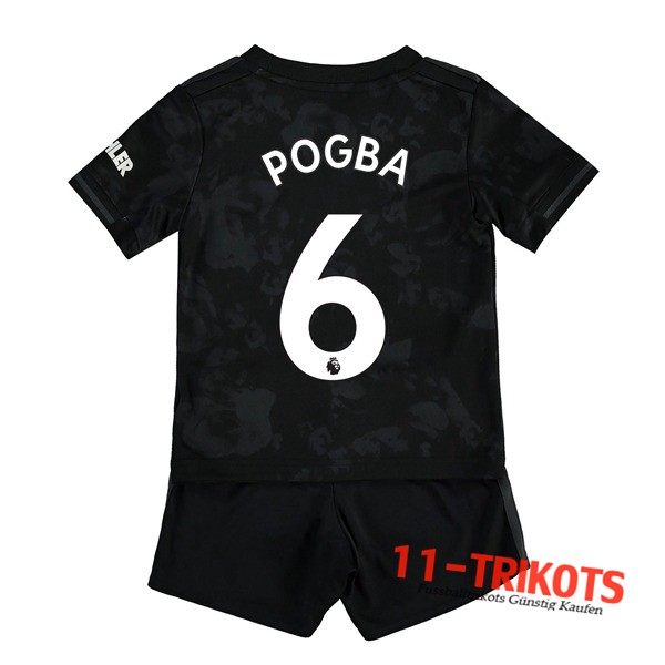Neuestes Fussball Manchester United (POGBA 6) Kinder Third 2019 2020 | 11-trikots