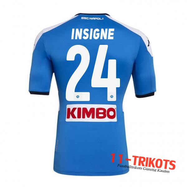 Neuestes Fussball SSC Neapel (INSIGNE 24) Heimtrikot 2019 2020 | 11-trikots