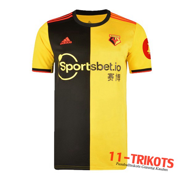 Neuestes Fussball Watford Heimtrikot 2019 2020 | 11-trikots