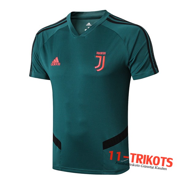 Neuestes Fussball Juventus Trainingstrikot Grün 2019 2020 | 11-trikots