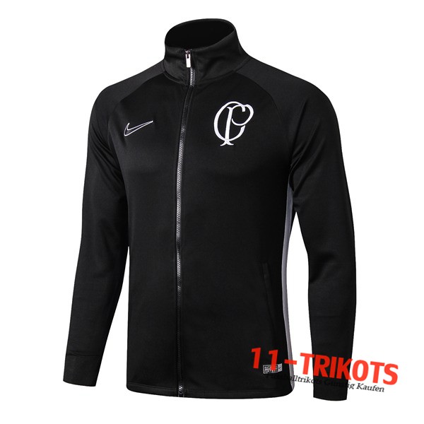 Chaqueta Futbol Corinthians Negro 2019/2020