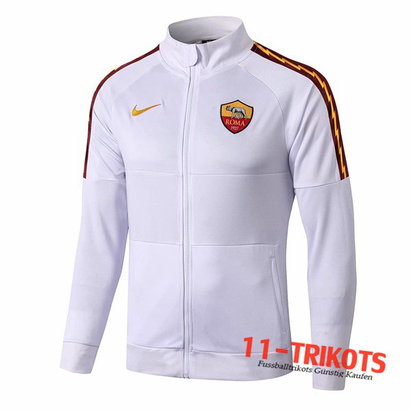 Chaqueta Futbol AS Roma Blanco 2019/2020