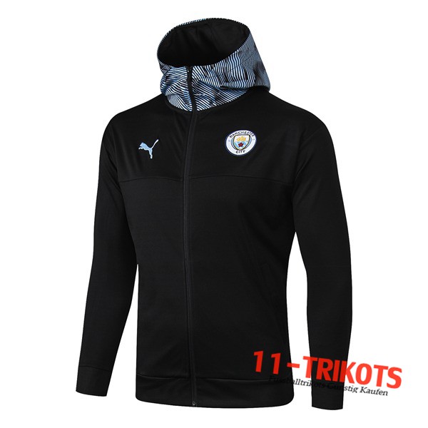 Chaqueta Futbol Rompevientos Manchester City Negro 2019/2020