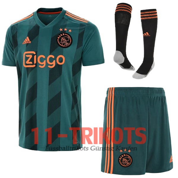 Ensemble Maillot de Foot AFC Ajax Exterieur + Chaussettes 2019/2020