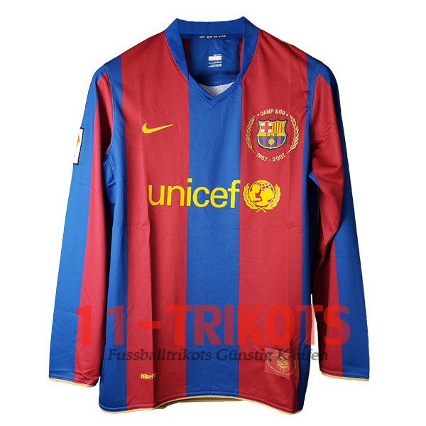 FC Barcelona Langarm Heimtrikot 2007/2008