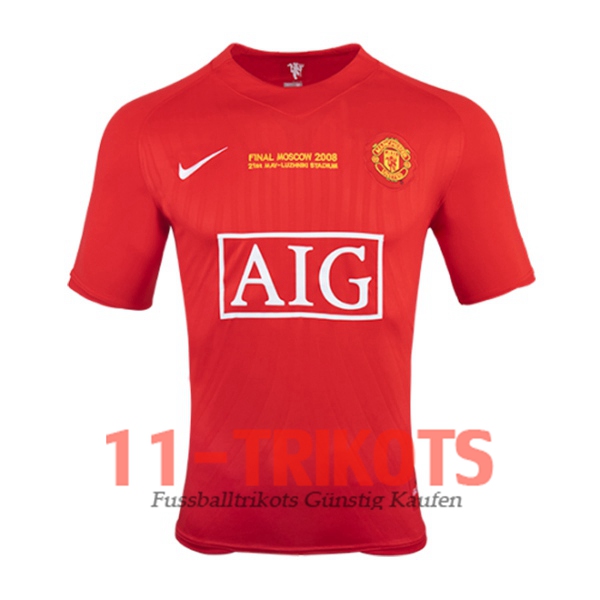 Manchester United Champion Heimtrikot 2007/2008