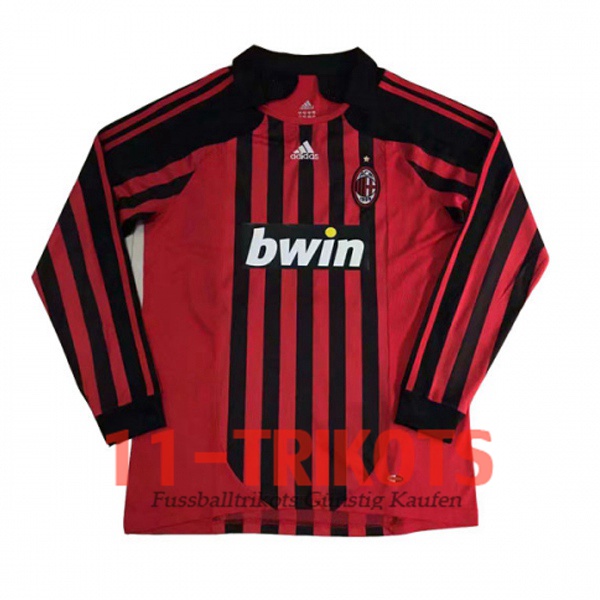 AC Milan Langarm Heimtrikot 2007/2008