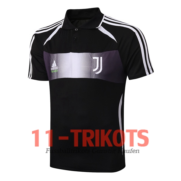 Juventus Adidas und Palace Collaboré Edition Schwarz Poloshirt 2019/2020