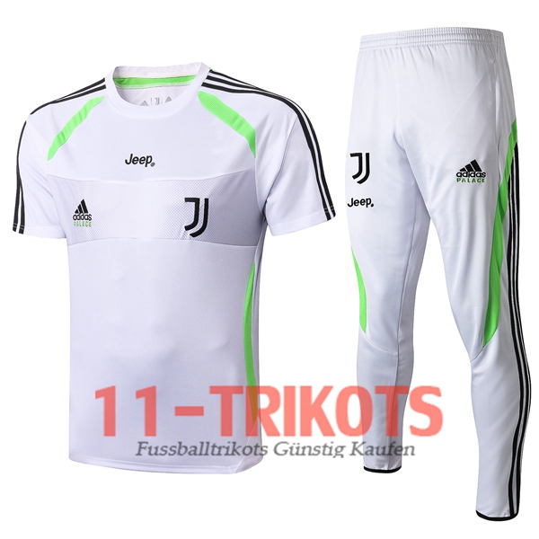 Juventus Adidas × Palace Collabore Edition Trainingstrikot + Hose Weiß 2019/2020