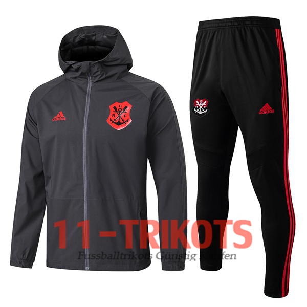 Flamengo Schwarz Rot Trainingsanzug Windbreaker 2019/2020